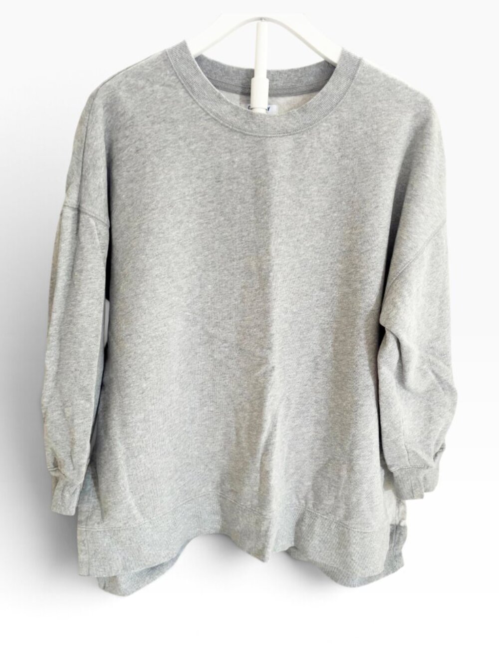 Old Navy SoComfy Long Sleeve Tunic Sweatshirt - L - Heather Grey